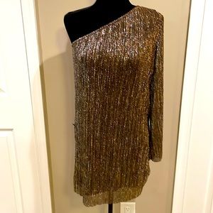 NWT Shimmering H&M cocktail dress - Sz 4.